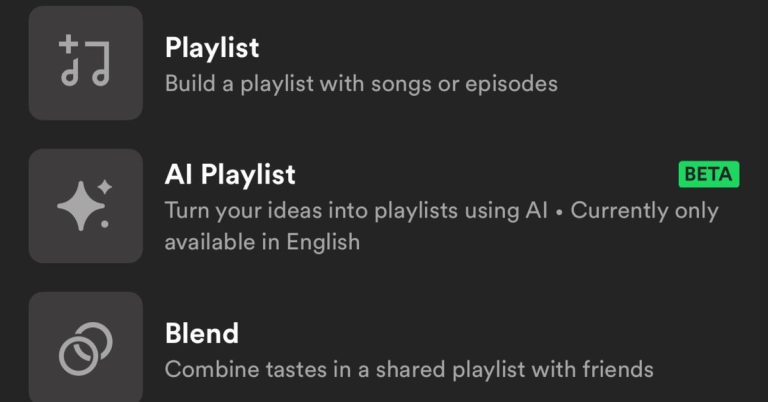 La nouvelle fonctionnalité IA de Spotify crée des listes de lecture basées sur des descriptions textuelles