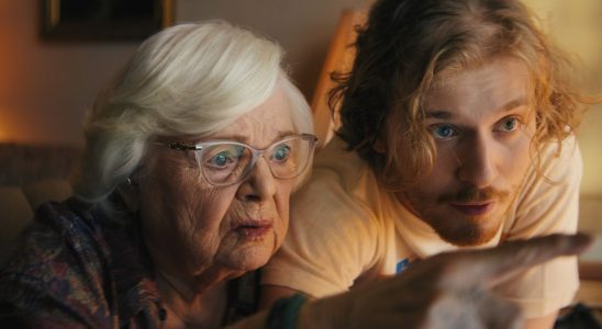 June Squibb and Fred Hechinger appear in Thelma by Josh Margolin, an official selection of the Premieres program at the 2024 Sundance Film Festival. Courtesy of Sundance Institute