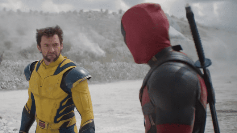 La scène de combat de Deadpool et Wolverine reproduit un buste de Tobey Maguire Spider-Man
