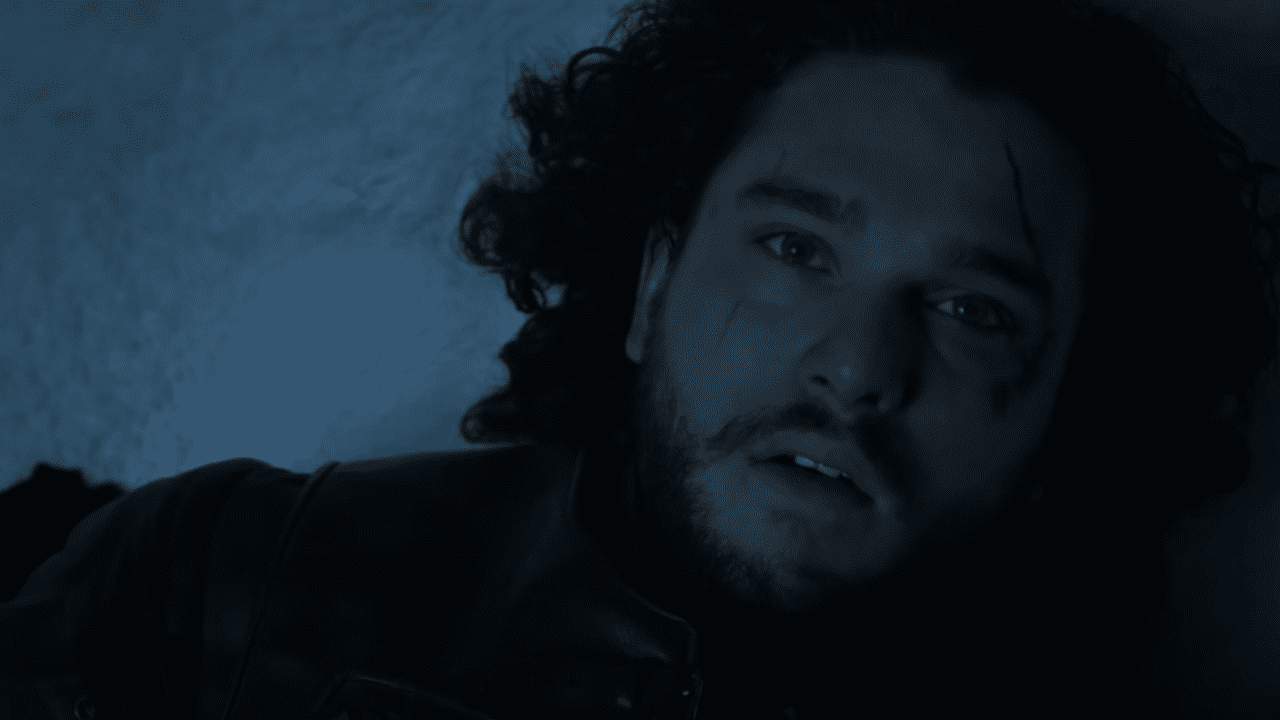 La série Game Of Thrones Jon Snow n'avance pas
