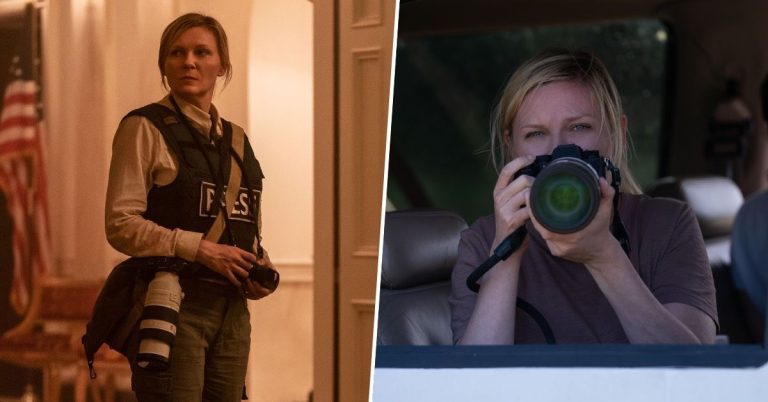 La star de la guerre civile, Kirsten Dunst, affirme que le réalisateur Alex Garland est un « auteur » qui prend des risques – même s’il « déteste » le mot