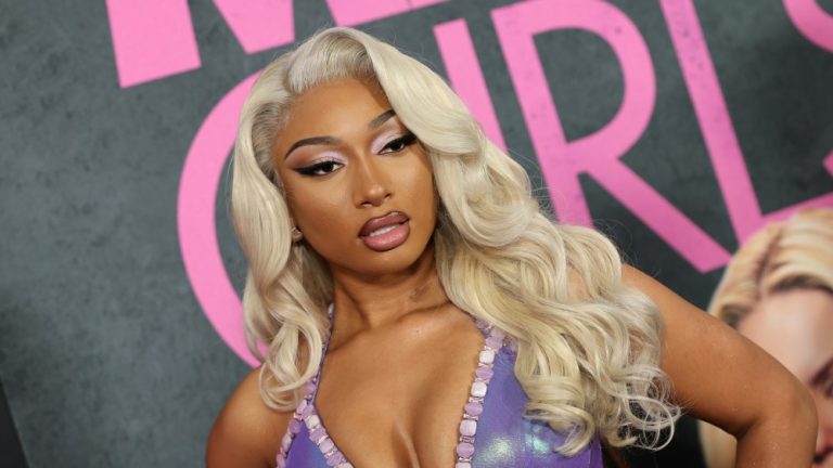 NEW YORK, NEW YORK - JANUARY 08: Megan Thee Stallion attends the "Mean Girls" premiere at AMC Lincoln Square Theater on January 08, 2024 in New York City. (Photo by Arturo Holmes/Getty Images)