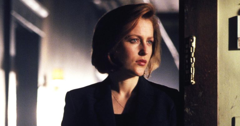 Gillian Anderson as Dana Scully in The X-Files