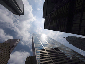 Tours de banque dans le quartier financier de Toronto