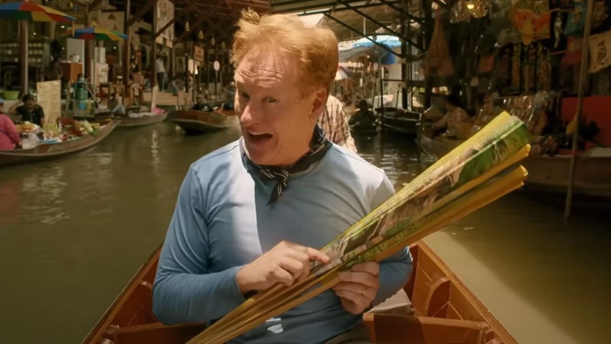 Les critiques ont vu que Conan O'Brien doit partir, et ils disent tous la même chose à propos de la nouvelle émission de voyage « absurde » sur Max
