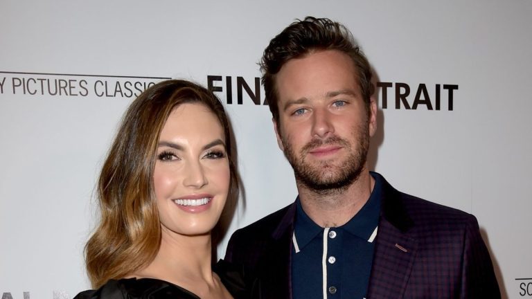 WEST HOLLYWOOD, CA - MARCH 19: Elizabeth Chambers (L) and Armie Hammer attend the premiere of Sony Pictures Classics