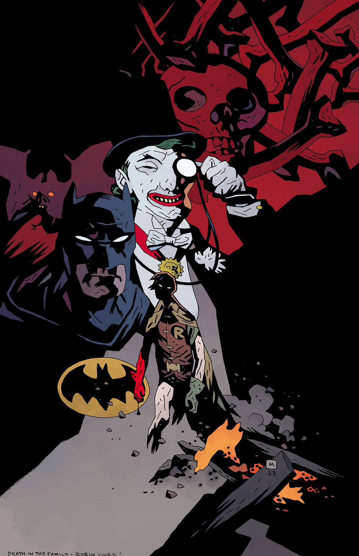 Du coffre-fort : La mort dans la famille : Robin vit !  Couverture n°1 par Mike Mignola