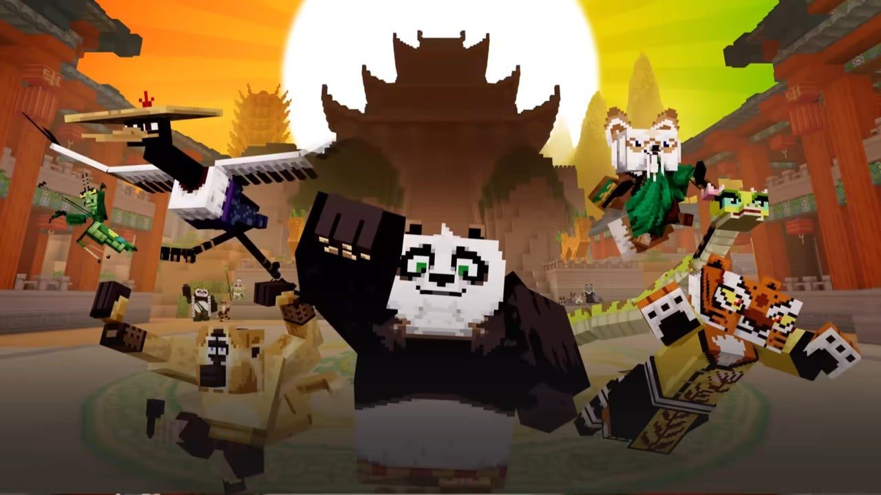 Minecraft Marketplace ajoute le DLC Kung Fu Panda
