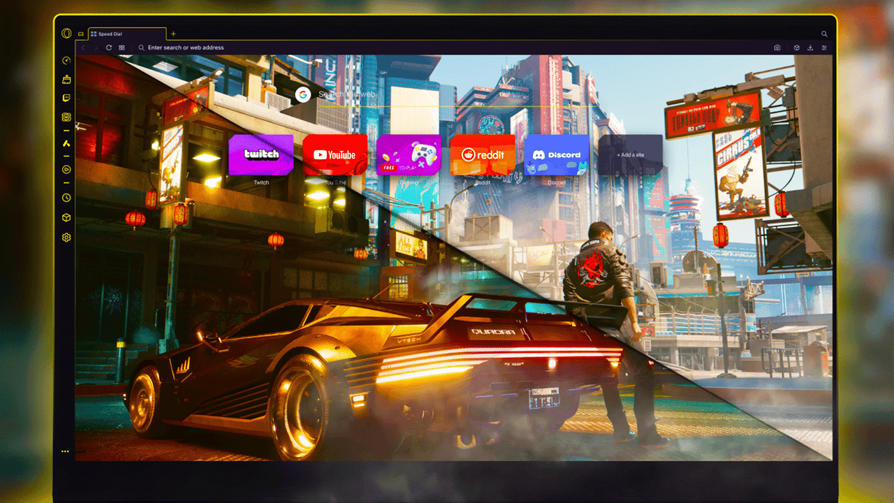 Opera GX - Bande-annonce officielle du mod de navigateur Cyberpunk 2077
