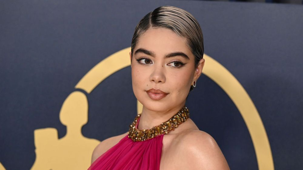 Auli'i Cravalho at the 30th Annual Screen Actors Guild Awards held at the Shrine Auditorium and Expo Hall on February 24, 2024 in Los Angeles, California. (Photo by Gilbert Flores/Variety via Getty Images)