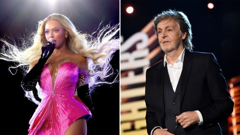 Beyoncé and Paul McCartney