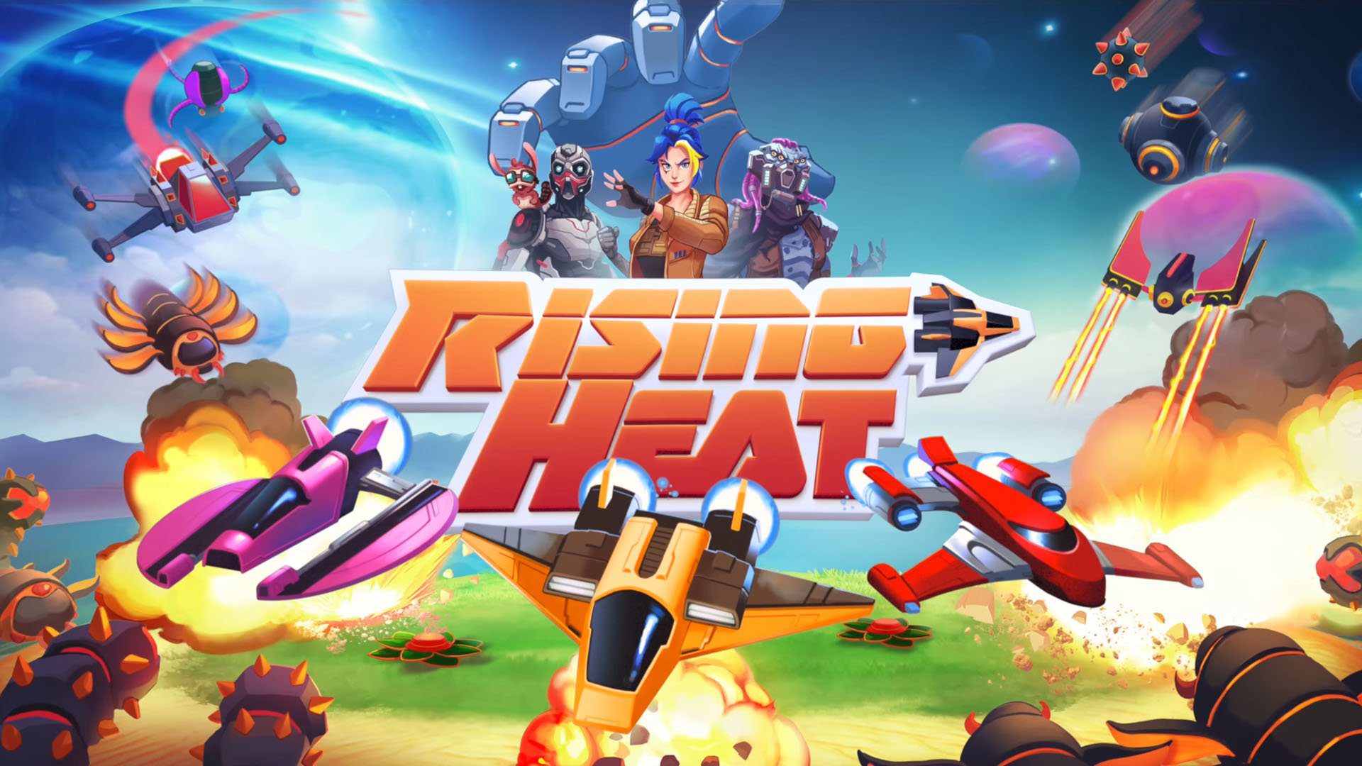 Rising Heat, le jeu d'action roguelike Shoot'em up annoncé sur PC    
