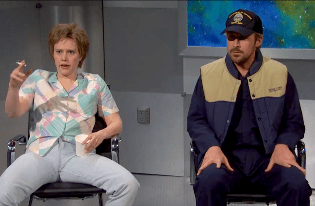 Ryan Gosling Enlèvement extraterrestre 2024 Kate McKinnon