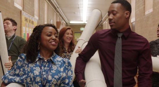 Tyler James Williams and Quinta Brunson on Abbott Elementary