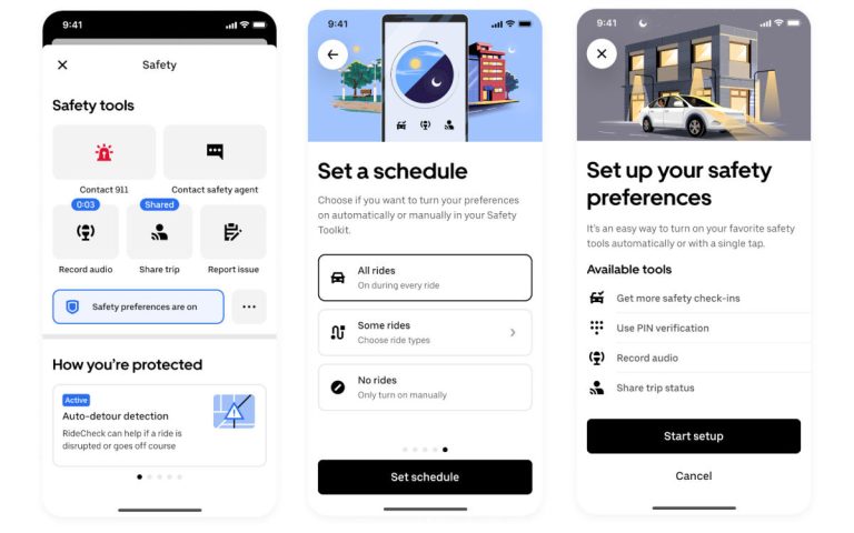 Uber facilite l’accès et la personnalisation de ses outils de sécurité