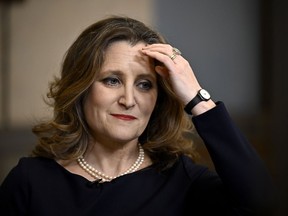 Vice-première ministre et ministre des Finances Chrystia Freeland