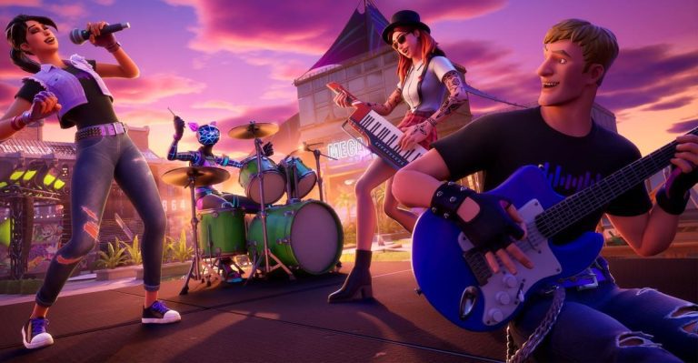 Vos anciennes guitares Rock Band fonctionnent désormais au Fortnite Festival