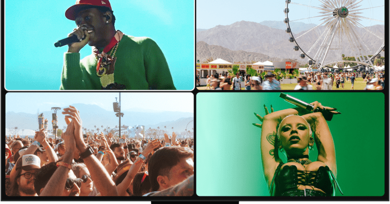 YouTube propose un multiview de style NFL au livestream de Coachella 2024