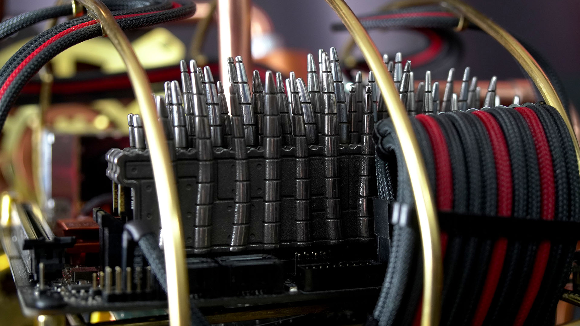 Le dissipateur thermique RAM personnalisé pour la version PC steampunk