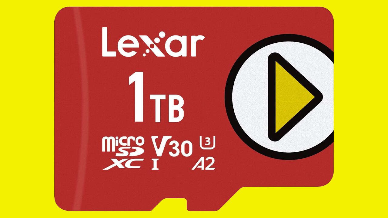 Achetez une carte MicroSD Lexar de 1 To pour près de 50 % de réduction sur Amazon
