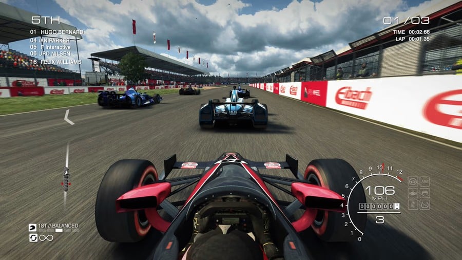 Écran GRID Autosport