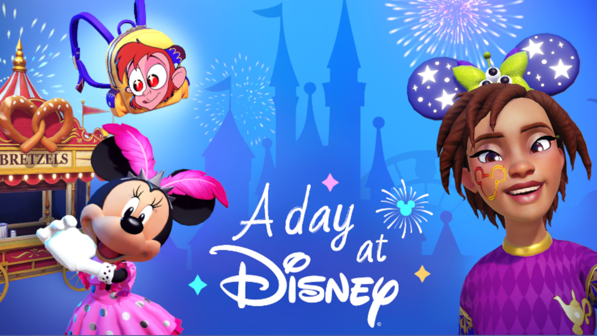 Main artwork for the A Day at Disney event in Disney Dreamlight Valley