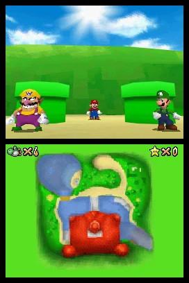 Capture d'écran de Super Mario 64 DS