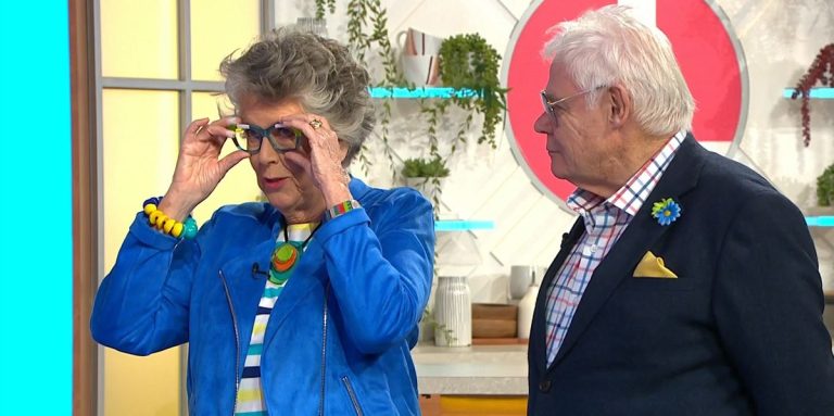 Prue Leith de Bake Off révèle que ses lunettes ne sont pas réelles
