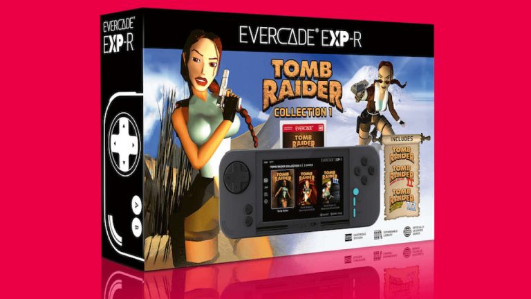 Précommandez les nouveaux appareils de jeu rétro d'Evercade fournis avec la cartouche Tomb Raider sur Amazon
