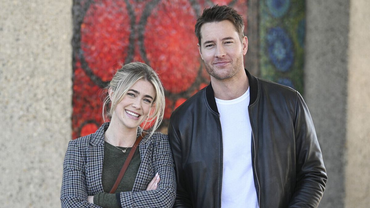 Melissa Roxburgh and Justin Hartley as the Shaw siblings for Tracker Season 1x11