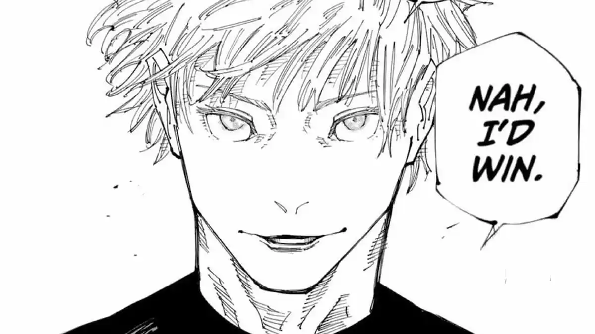 Gojo in the Jujutsu Kaisen Manga