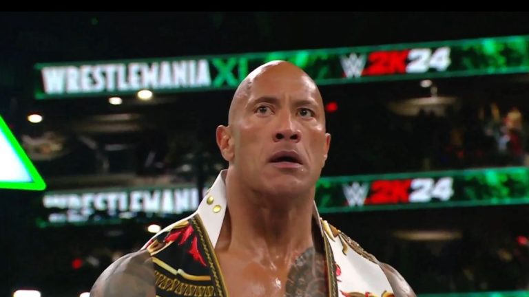 The Rock at WrestleMania 40