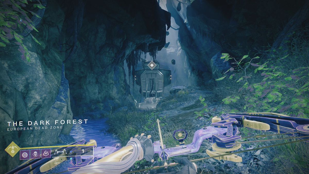 Derrière un brouilleur dans The Dark Forest de Destiny 2