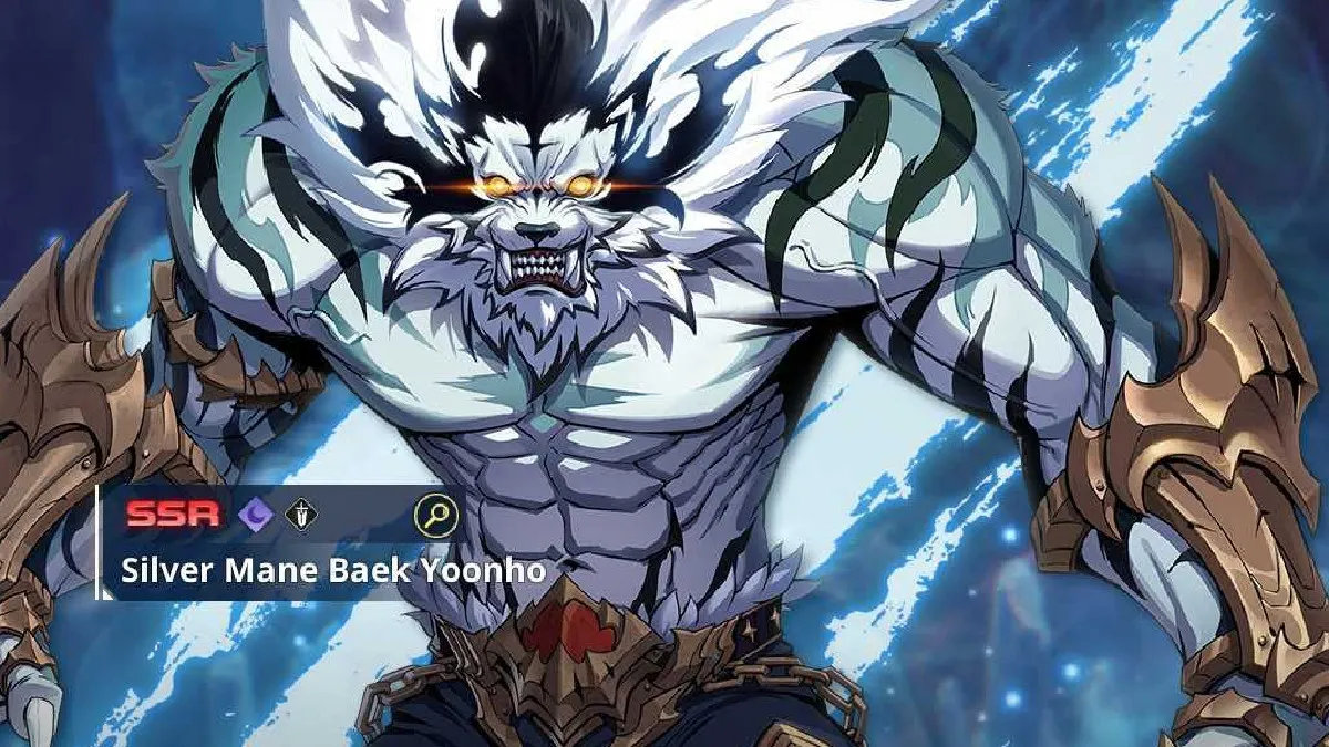 Silver Mane Baek Yoonho in Solo Leveling Arise