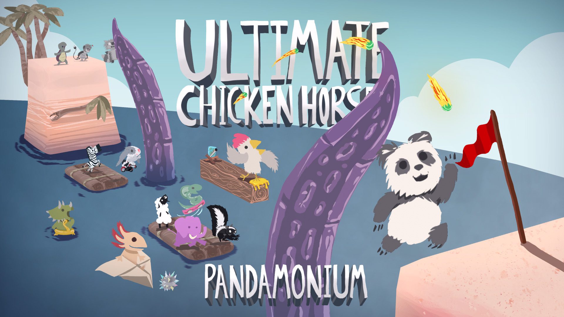 Annonce de la mise à jour d'Ultimate Chicken Horse 