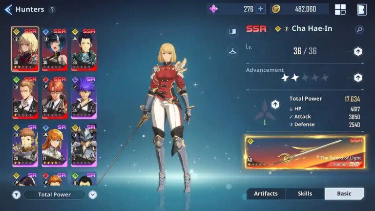 Solo Leveling Arise Meilleur guide de construction de Cha Hae-In
