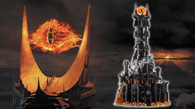 Cool Stuff : L'incroyable ensemble LEGO du Seigneur des Anneaux construit la tour sombre et l'œil ardent de Sauron
