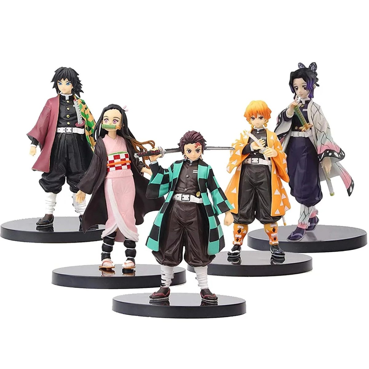 Figurines de Demon Slayer.