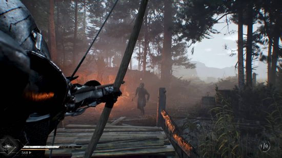 Date de sortie de Blight Survival : le chevalier s'apprête à tirer une flèche sur un zombie.