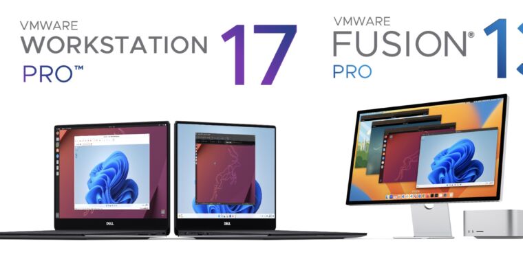 VMware Fusion, Workstation désormais gratuit pour un usage domestique, sur abonnement uniquement pour les entreprises