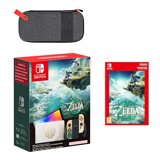 Nintendo Switch – Modèle OLED The Legend of Zelda : Tears of the Kingdom Edition + The Legend of Zelda : Tears of the Kingdom Pack