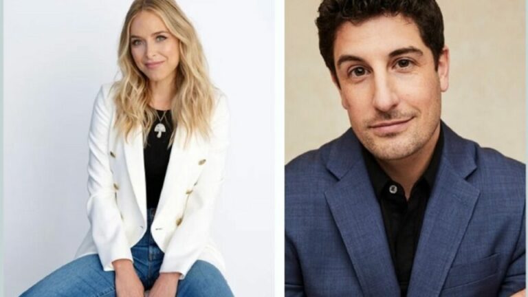 Jenny Mollen and Jason Biggs