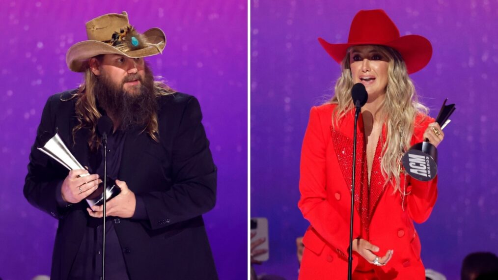 Chris Stapleton and Lainey Wilson at ACM Awards