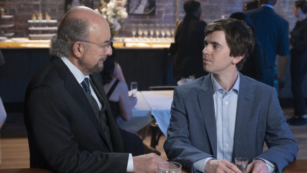 Richard Schiff and Freddie Highmore in 