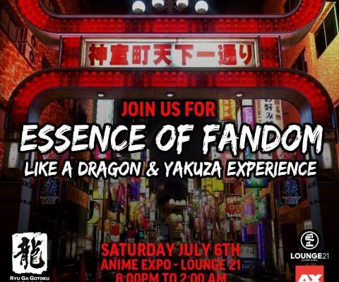 Essence of Fandom : Annonce d'une expérience Like a Dragon & Yakuza