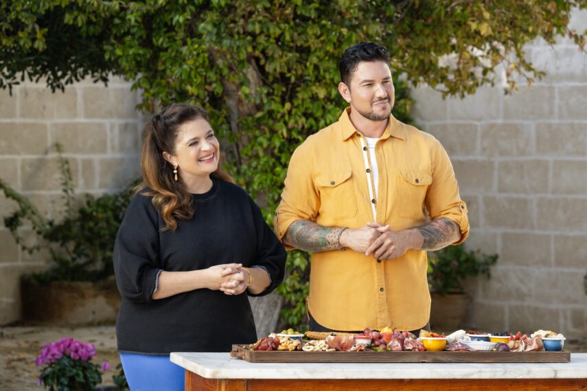 Gabriele Bertaccini et Alex Guarnaschelli sur Ciao House, saison 2