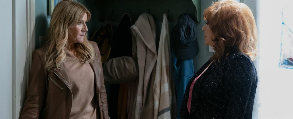 Elaine et Cindy d'EastEnders s'affrontent sur la trahison de George