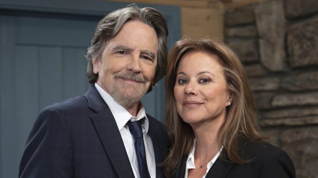 Lane Davies and Nancy Lee Grahn on 