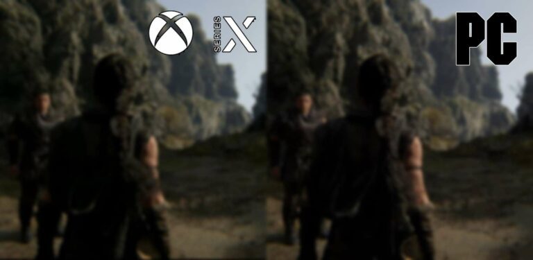 Comparaison des graphiques Hellblade 2 Xbox Series X|S et PC
