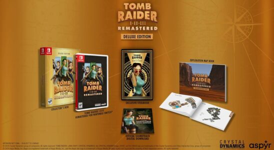 La version physique de Tomb Raider I-III Remastered Switch révélée